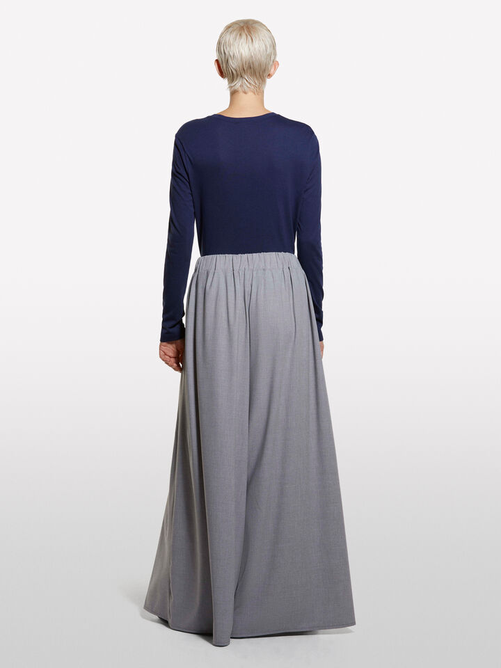 Gray culottes - women's palazzo trousers - Gray | Sisley image number 2